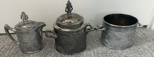 Lot antique pairpoint mfg - antique,