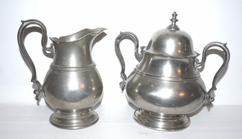 Vintage pairpoint pewter - pewter, sugar