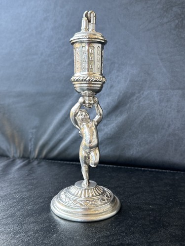 Pairpoint silverplate cherub - pairpoint,